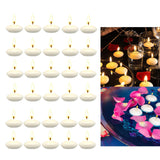 Maxbell 30Pcs Unscented Floating Candles Tealight Candles for Weddings Christmas