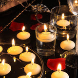 Maxbell 30Pcs Unscented Floating Candles Tealight Candles for Weddings Christmas