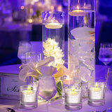 Maxbell 30Pcs Unscented Floating Candles Tealight Candles for Weddings Christmas