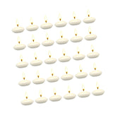 Maxbell 30Pcs Unscented Floating Candles Tealight Candles for Weddings Christmas