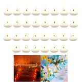 Maxbell 30Pcs Unscented Floating Candles Tealight Candles for Weddings Christmas