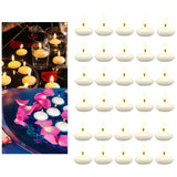 Maxbell 30Pcs Unscented Floating Candles Tealight Candles for Weddings Christmas