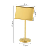 Maxbell Business Card Holder for Desk Card Name Stand Display for Exhibition Gold