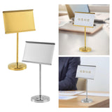 Maxbell Business Card Holder for Desk Card Name Stand Display for Exhibition Gold