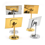 Maxbell Business Card Holder for Desk Card Name Stand Display for Exhibition Gold