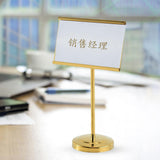 Maxbell Business Card Holder for Desk Card Name Stand Display for Exhibition Gold