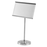Maxbell Business Card Holder for Desk Card Name Stand Display for Exhibition Silver