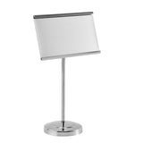 Maxbell Business Card Holder for Desk Card Name Stand Display for Exhibition Silver