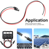 Maxbell Solar Wire Extension PV Wire Connecting Connector Cable for Solar Panels