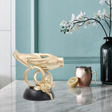 Maxbell Hand Resin Statues Sculptures Hand Gesture Figurines Tabletop Decors Wedding Hold Hand