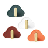 Maxbell 4Pcs Storage Hooks Flexible Self Adhesive for Clothes Keys Bags Multicolor