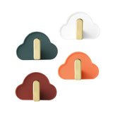 Maxbell 4Pcs Storage Hooks Flexible Self Adhesive for Clothes Keys Bags Multicolor