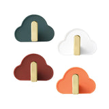 Maxbell 4Pcs Storage Hooks Flexible Self Adhesive for Clothes Keys Bags Multicolor