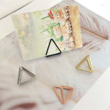 Maxbell 45 Pieces Table Card Holders Table Number Holders for Anniversary Party Rose Gold