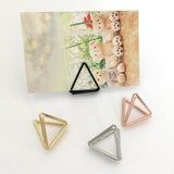 Maxbell 45 Pieces Table Card Holders Table Number Holders for Anniversary Party Rose Gold