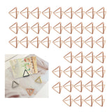Maxbell 45 Pieces Table Card Holders Table Number Holders for Anniversary Party Rose Gold