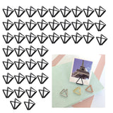 Maxbell 45 Pieces Table Card Holders Table Number Holders for Anniversary Party Black