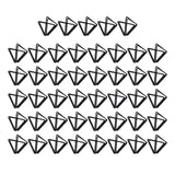 Maxbell 45 Pieces Table Card Holders Table Number Holders for Anniversary Party Black