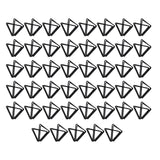 Maxbell 45 Pieces Table Card Holders Table Number Holders for Anniversary Party Black