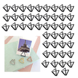 Maxbell 45 Pieces Table Card Holders Table Number Holders for Anniversary Party Black