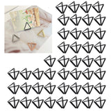 Maxbell 45 Pieces Table Card Holders Table Number Holders for Anniversary Party Black
