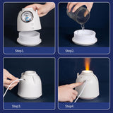 Maxbell Miniature Air Humidifier Night Light for Office Living Room Indoor white