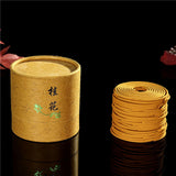 Maxbell 24Pcs Incense Coils Living Room Bedroom Fragrance for Home Teahouse Office Yellow
