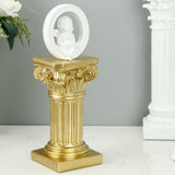 Maxbell Creative Roman Column Statue Sculpture Plinth Base for Home Desktop Decor