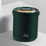 Maxbell Portable USB Air Humidifier and Handle 1.2L for Dorm office Green