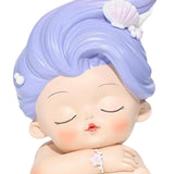 Maxbell Girl Statue Storage Tray Child of The Sea Desktop Crafts Collectible Durable
