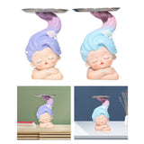 Maxbell Girl Statue Storage Tray Child of The Sea Desktop Crafts Collectible Durable
