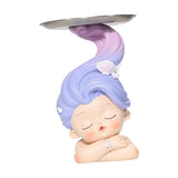 Maxbell Girl Statue Storage Tray Child of The Sea Desktop Crafts Collectible Durable