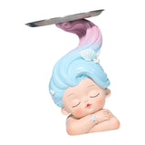 Maxbell Girl Statue Storage Tray Child of The Sea Desktop Crafts Collectible Durable