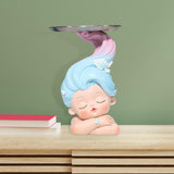 Maxbell Girl Statue Storage Tray Child of The Sea Desktop Crafts Collectible Durable