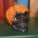 Maxbell Skull Decor Prop Halloween Resin Skull Ornament for Home Tabletop Office StyleA