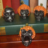 Maxbell Skull Decor Prop Halloween Resin Skull Ornament for Home Tabletop Office StyleA