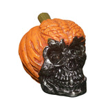 Maxbell Skull Decor Prop Halloween Resin Skull Ornament for Home Tabletop Office StyleA