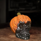 Maxbell Skull Decor Prop Halloween Resin Skull Ornament for Home Tabletop Office StyleA