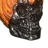 Maxbell Skull Decor Prop Halloween Resin Skull Ornament for Home Tabletop Office StyleA