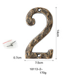 Maxbell Home Number Rust Protection DIY Crafts Vintage for Garden sign 2