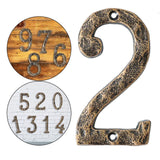 Maxbell Home Number Rust Protection DIY Crafts Vintage for Garden sign 2