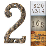 Maxbell Home Number Rust Protection DIY Crafts Vintage for Garden sign 2