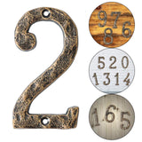 Maxbell Home Number Rust Protection DIY Crafts Vintage for Garden sign 2