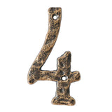 Maxbell Home Number Rust Protection DIY Crafts Vintage for Garden sign 4