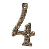 Maxbell Home Number Rust Protection DIY Crafts Vintage for Garden sign 4