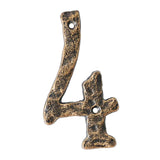 Maxbell Home Number Rust Protection DIY Crafts Vintage for Garden sign 4