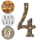 Maxbell Home Number Rust Protection DIY Crafts Vintage for Garden sign 4