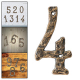 Maxbell Home Number Rust Protection DIY Crafts Vintage for Garden sign 4