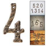 Maxbell Home Number Rust Protection DIY Crafts Vintage for Garden sign 4