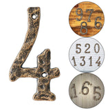 Maxbell Home Number Rust Protection DIY Crafts Vintage for Garden sign 4